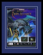 2002 Baldur&#39;s Gate Dark Alliance XBox Framed 11x14 ORIGINAL Advertisement  - £27.77 GBP