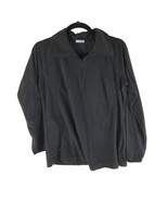 Columbia Womens Fleece Pullover 1/4 Zip Black L - £11.54 GBP