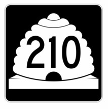 Utah State Highway 210 Sticker Decal R5512 Highway Route Sign - £1.15 GBP+