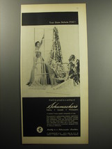 1957 Schumacher Fabrics, carpets and Wallpapers Advertisement - £14.73 GBP