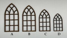 Windows Terrain Building Bits 28mm Laser Cut MDF FAST SHIPPING US SELLER... - $2.99
