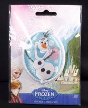 Simplicity Frozen OLAF padded oval applique Iron On - £3.08 GBP