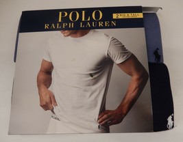 2 Polo Ralph Lauren Mens 2XL 3XL 4XL Blues 100% Cotton Crew T-SHIRTS Undershirt - £31.94 GBP