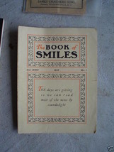 Vintage 1928 Booklet The Book of Smiles - £13.42 GBP