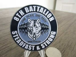 US Army 8th Battalion Recruiting Wolfpack Commanders Challenge Coin #38J - £13.29 GBP