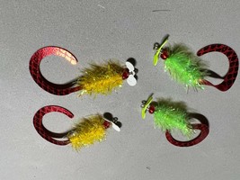 2022 -- Spinner Multi-Pak Curly Tail woolly&#39;s , Size 6 , Sold per 6, Hot!! - £6.33 GBP