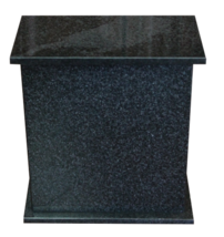Large/Adult 240 Cubic Inch Legend Black Granite Funeral Cremation Urn for Ashes - £232.45 GBP