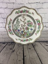 Antique Coalport Indian Tree Scalloped Edge Platter Chop Plate 12.5&quot; - $48.51