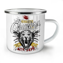 Cougars Tiger Head NEW Enamel Tea Mug 10 oz | Wellcoda - £20.07 GBP