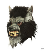 Adults Menacing Gray Howling Werewolf Mask - $1,831.91 MXN