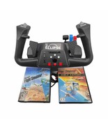 CH Products Eclipse Yoke Flight Simulator Control Stick 200-616 Tested W... - $2,500.64 MXN