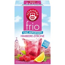 Teekanne FRIO Iced Tea cold brew: LEMON RASPBERRY 18 tea bags- FREE SHIP... - £7.40 GBP