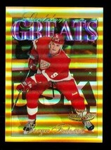 Sergei Fedorov 2000-01 Topps Gold Label Golden Greats #GG11 Red Wings Ho... - $239.51 MXN