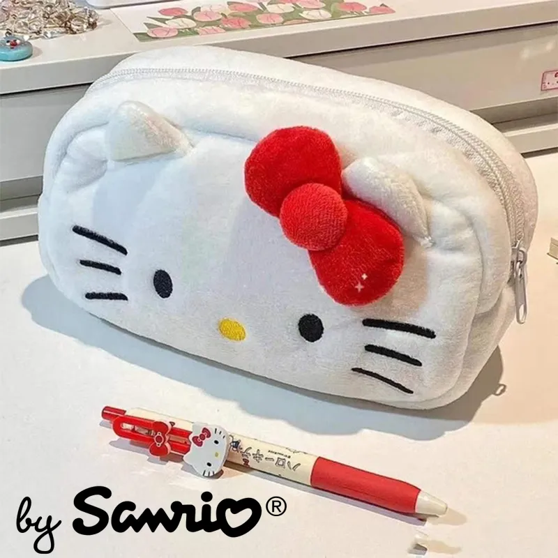 Sanrio Hello Kitty Plush Stationery Bag Pencil Case Coin Purse Cosmetic Bag - £7.50 GBP+