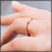 1 Karat G-H / Vs Natürlich Rund Zertifiziert Diamanten Damen Ring 18 Rose Gold - £1,360.46 GBP