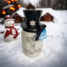 Rae Dunn By Magenta &quot;Frosty The Snowman&quot; Canister w/Top Hat Topper Gift New - £46.31 GBP
