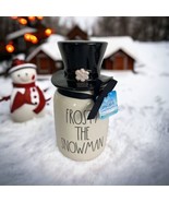 Rae Dunn by Magenta &quot;FROSTY THE SNOWMAN&quot; Canister w/Top Hat Topper Gift NEW - £45.70 GBP