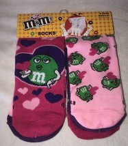 Green M&amp;M&#39;s Socks NEW 6 Pairs Size 9-11 MINT - $24.18
