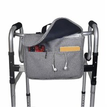 Wheelchair Carry Storage Bag Waterproof Wheelchair Armrest Accessories Side Bag - £15.94 GBP
