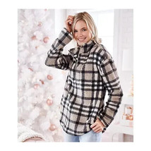 Koolaburra by UGG Sherpa Pullover in Portobello Plaid Size 2XL - $34.64