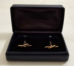 Saks 5th Ave Goldtone Sterling Silver Knot Cuff Links Cufflinks Mens Jew... - £46.00 GBP