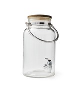 Dispenser Mason Jar 1 Gallon Beverage Jar Drink Juice Water Clear Glass ... - £16.60 GBP