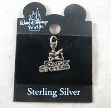 Walt Disney World Mickey Mouse Tinkerbell Simply Spoiled Charm - New On Card - $17.99