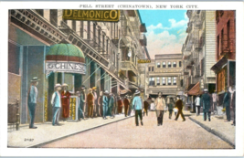 #24187 Fell Street Chinatown New York City, New York Postcard - £5.41 GBP
