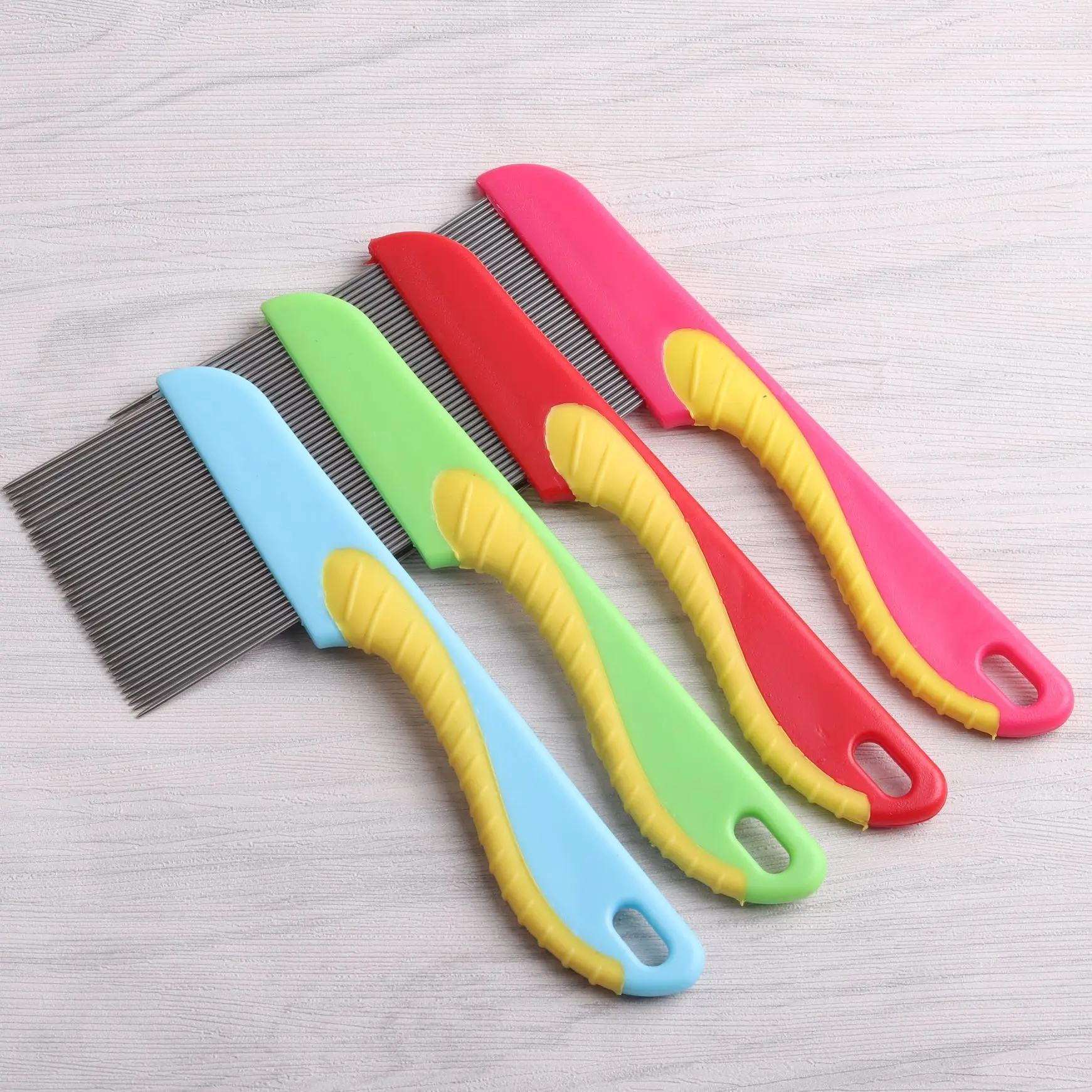 Stainless Steel Cat Dog Flea Comb Wool Cleaning Supplies Pet Hair Removal - $6.82+