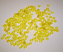 200 Used Lego 1 x 1 Translucent Yellow Dot Round Plate  4073 - $9.95