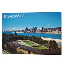 Postcard Aerial View Montreal Quebec Canada Chrome Unposted - $4.88