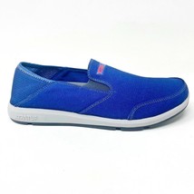 XtraTuf Yellowtail Royal Blue Mens Slip Resistant Canvas Work Shoes XMH 200 - $34.95