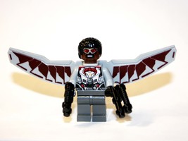 NWTOYS Red Falcon Captain America the Winter Soldier Movie Custom Minifigure Fro - £4.48 GBP