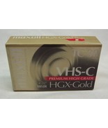 MAXELL VHS-C TC-30 HGX-Gold Camcorder Blank Tape Premium High Grade Seal... - £9.24 GBP