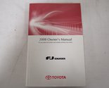 2008 Toyota FJ Cruiser Owners Manual [Paperback] Toyota - $97.99