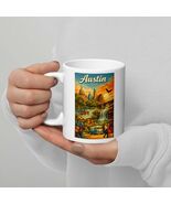 Austin Texas White Glossy Mug - $18.00+