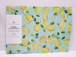 Trina Turk  LEMONS Yellow Placemats Set of 4 NEW - £29.16 GBP