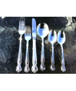 Silverplate Flatware Set Magnolia Inspiration Pattern 50 Pieces Service ... - $107.18