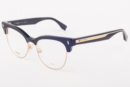 FENDI FF 0163 VJG Black Gold Eyeglasses 51mm 163 - $141.55
