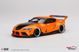 Topspeed TS0359 1/18 Pandem Toyota Gr Supra V1.0 Orange (Resin) - In Stock Buy - £198.90 GBP