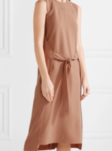 THEORY Womens Maxi Dress Quinlynn Solid Beige Size US 4 G1009609 - £67.88 GBP