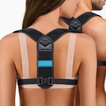 Posture Corrector for Women and Men - Adjustable Upper Back Brace - Straightener - £13.30 GBP