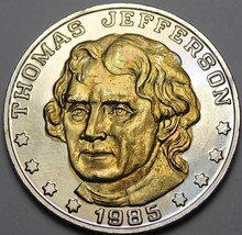 Historic Mint Double Eagle Thomas Jefferson Commemorative Medallion~Free... - £7.02 GBP