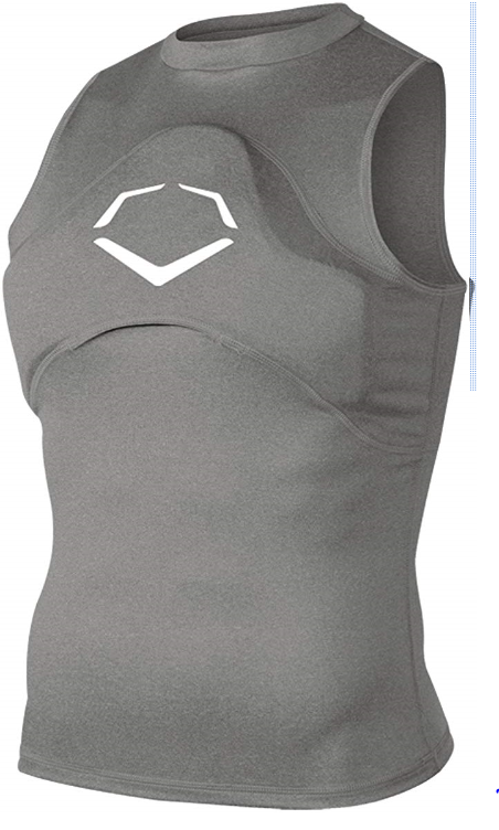 Primary image for EvoShield Youth Gel-to-Shell Sleeveless Chest Guard Shirt Youth Small 24-28 NWT
