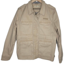 Vineyard Vines Women&#39;s Lightweight Beige Garment-Dyed Utility Jacket Size L - £52.52 GBP