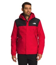 NEW The North Face Antora Tri-Climate Hooded Waterproof Jacket RED Black... - £136.61 GBP