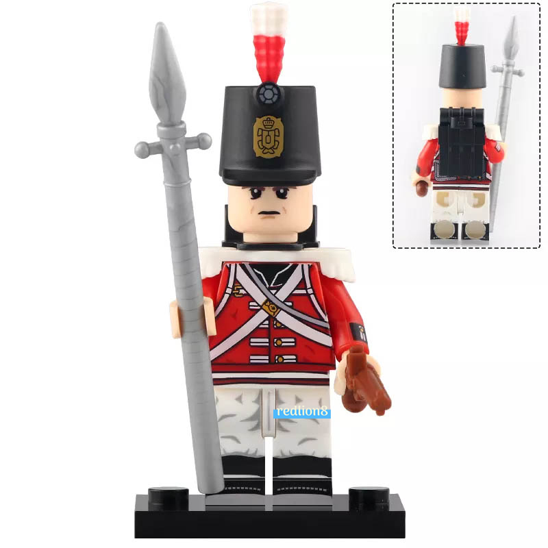 Primary image for British Fusilier Soldier Napoleonic Wars Lego Compatible Minifigure Bricks Toys
