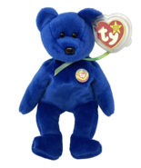 Ty Beanie Baby Clubby the Blue Bear 1998 Retired Excellent - £12.69 GBP
