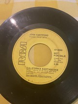 JOHN HARTFORD. CALIFORNIA EARTHQUAKE &amp; MOUTH TO MOUTH RESUSCITATION. PRO... - $112.94 MXN