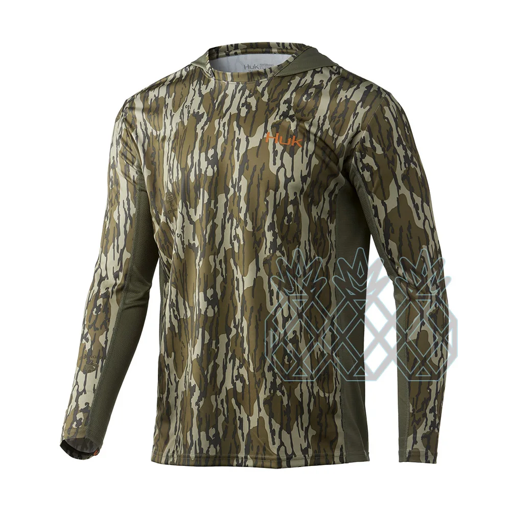 Sporting HUK Fishing Shirts Men Fishing Clothing Hoodie Outdoor Sportings Vented - £39.22 GBP